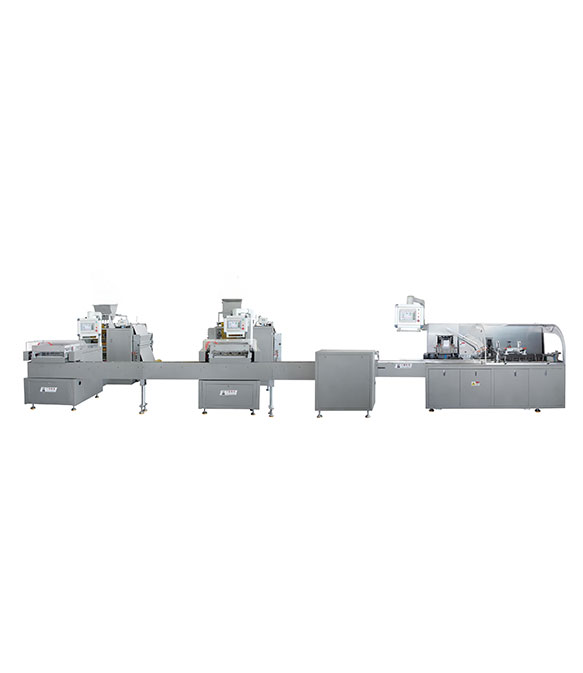 DXD-JL900 Paste Four Side Sealing Sachet Carton Packing Production Line