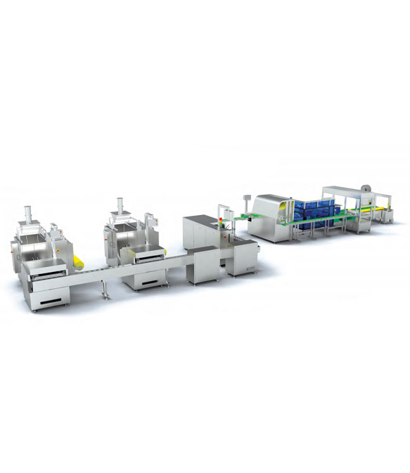 DXD-KL900 Automatic Granule Packaging Production Line (Small Sachet + Cartoning Packing + Three Dimensional Packing + Carton Packing)