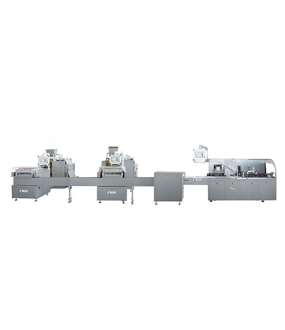 DXD-YL900 Liquid Four Side Sealing Sachet Carton Packing Production Line